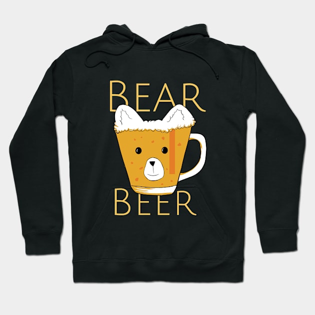 Bear beer Hoodie by thiagocypryanu 